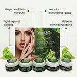 Buy NutriGlow Ultra Rich Natural Green Tea Facial Kit For Fights Signs of Ageing (250 gm) With 5-in-1 Face Massager - Purplle