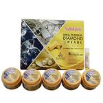 Buy NutriGlow Gold, Platinum, Diamond & Pearl Facial Kit (260 gm) With 5-in-1 Face Massager For Glowing & Brightening Skin - Purplle
