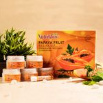 Buy NutriGlow Papaya Fruit Facial Kit For Blemish Free Fairer Complexion (260 gm) With Blue Hair Dryer - Purplle