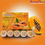 Buy NutriGlow Papaya Fruit Facial Kit For Blemish Free Fairer Complexion (260 gm) With Blue Hair Dryer - Purplle