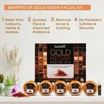 Buy NutriGlow Gold Kesar Facial Kit (260 gm)/ Bleach Cream (43 gm) and Advanced Organics Sun Screen SPF 50 (100 ml) - Purplle