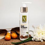 Buy NutriGlow Gold Kesar Facial Kit (260 gm)/ Bleach Cream (43 gm) and Advanced Organics Sun Screen SPF 50 (100 ml) - Purplle