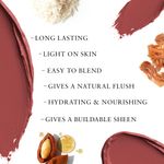Buy Just Herbs Lip and Cheek Tint -01 Brick Red - 4 gm - Purplle