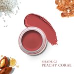 Buy Just Herbs Lip and Cheek Tint -02 Peachy Coral - Purplle
