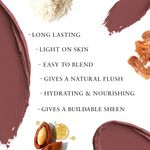 Buy Just Herbs Lip and Cheek Tint -04 Mahogany - 4 gm - Purplle