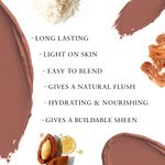 Buy Just Herbs Lip and Cheek Tint -05 Soft Nude - 4 gm - Purplle