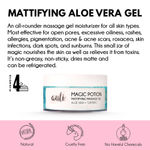 Buy AULI Mattifying Aloe Vera Gel - Magic Potion | 60GM | Organic | Harmful Chemical Free - Purplle