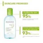 Buy Bioderma Sebium H2o Micellar Water, Cleanser And Make Up Remover (250ml) - Purplle