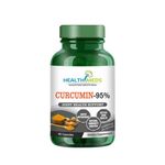 Buy HealthMeds Curcumin-95% with Spirulina, Bioperine for Good Skin,Joint Health-60 Capsules - Purplle
