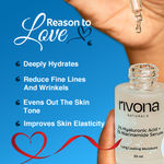 Buy Rivona Naturals 2% Hyaluronic Acid + 3% Niacinamide Serum | HM Sodium Hyaluronate + Oatmeal | Hydrating and Dark Spot Corrector | For Men & Women | All Skin types | 30 ml - Purplle
