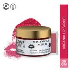 Buy Love Earth Organic Lip Scrub With Shea Butter And Vitamin-E For Lip Hydration And Repair 30gm - Purplle