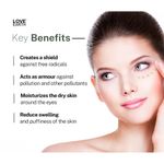 Buy Love Earth Organic Under Eye Gel with Aloe Vera & Cucumber Extracts 50gm - Purplle