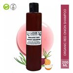 Buy Love Earth Onion Shampoo With Onion, Reetha & Aloe Vera Extract For Hair Strengthening, Smooth & Frizz Free Hair 200ml - Purplle