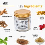 Buy Love Earth Haldi Chandan Rose Face Pack With Amba Haldi & Chandan, For Face & Body, Paraben Free 50 gm - Purplle