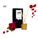 Buy Love Earth Reed Diffuser Rose Fragrance with Rose Extracts - Aromatherapy 30 ml - Purplle