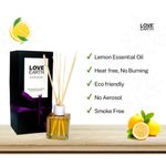 Buy Love Earth Reed Diffuser Lemon Scent Toxin-Light Frangrance 30 ml - Purplle