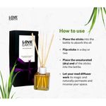 Buy Love Earth Reed Diffuser Lemongrass Light -Fragrance - Purplle