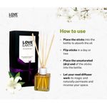 Buy Love Earth Reed Diffuser Jasmine Light Fragrance - Purplle