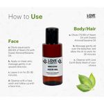 Buy Love Earth Organic Neem Oil With Natural Virgin Cold Pressed Neem For Hair & Skincare, Reduces Dandruff & Skin Inflammation - 100 ml - Purplle