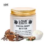 Buy Love Earth Cocoa Body Butter With Organic Shea Butter & Cocoa Butter For Skin Moisturization & Nourishment, For Men & Women 100gm - Purplle