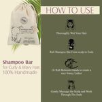Buy Zenvista Meditech Shampoo Bar with Castor Oil, Coconut Oil & Natural Conditioners for Wavy Hair, Straight Hair.100% Biodegradable Plastic Free Packing (100 gm) - Purplle