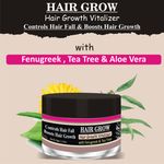 Buy Zenvista Meditech Hair Growth Vitalizer -Boosts Hair Growth, Prevents Hair Fall Delays Hair Greying With Fenugreek, Tea Tree, Coconut Cream, SunFlower No Mineral Oil. Paraben Free (50 gm) - Purplle
