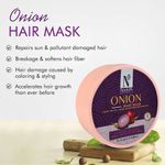 Buy NutriGlow NATURAL'S Onion Hair Mask For Effective Against Damaged Hair, 200 gm - Purplle