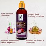 Buy NutriGlow NATURAL'S Set of 2 Onion Hair Oil For Hair Re-Growth/ Damage Hair, 100 ml each - Purplle