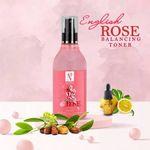 Buy NutriGlow NATURAL'S English Rose Balancing Toner For Tightens Pores, 300 ml - Purplle