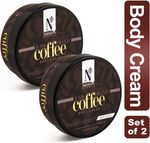 Buy NutriGlow NATURAL'S Set of 2 Raw Irish Coffee Body Cream For Intensive Nourishment, 200 gm each - Purplle
