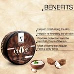 Buy NutriGlow NATURAL'S Set of 2 Raw Irish Coffee Face & Body Scrub With Cocoa Butter and Oatmeal, 200 gm each - Purplle