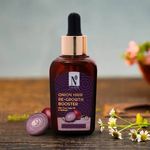 Buy NutriGlow NATURAL'S Onion Hair Re-Growth Booster For Effective Against Baldness, 50ml - Purplle