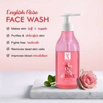 Buy NutriGlow NATURAL'S Set of 2 English Rose Face Wash For Instant Glowing, 300 ml each - Purplle