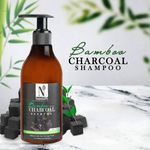 Buy NutriGlow NATURAL'S Bamboo Charcoal Shampoo With Bamboo Charcoal Powder, 300 ml - Purplle