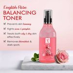 Buy NutriGlow NATURAL'S Set of 2 English Rose Balancing Toner With 100% Organic Hydrosols, 300 ml each - Purplle