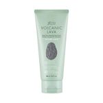 Buy The Face Shop The Faceshop Jeju Volcanic Lava Scrub Foam Gentle Exfoliator for Tan Removal, Whiteheads and Blackheads |for Normal to Oily Skin,140ml - Purplle