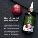 Buy Lotus Botanicals Red Onion Hair Fall Control Hair Oil | Mineral Oil, Silicon & Chemical Free | All Hair Types | 200 ml - Purplle