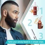 Buy Bombay Shaving Company 3-in-1 Beard Straightener Kit With Cedarwood Beard Oil, Beard Shampoo & Conditioner & Anti-Burn Beard Straightener 300 gm - Purplle