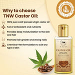 Buy TNW - The Natural Wash Castor Oil for Hair and Skin | Organic Virgin Cold Pressed Oil 100ml - Purplle