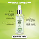 Buy TNW The Natural Wash Cucumber Toner (100 ml) - Purplle