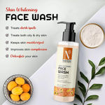 Buy NutriGlow Advanced Organics Skin Whitening Face Wash For Radiant Glow, 100 ml - Purplle