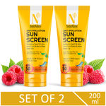 Buy NutriGlow Advanced Organics Set of 2 Sun Screen SPF 50 PA+++ For Sweat Resistant, 100 ml each - Purplle