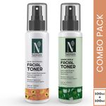 Buy nutriglow Advanced Organics Green Apple & Skin Whitening Toner For Detoxifies Skin, 100 ml each - Purplle