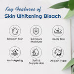 Buy NutriGlow Advanced Organics Skin Whitening Bleach For Dark Spot Reduction & Tan Removal, 700 gm - Purplle