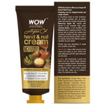 Buy WOW Skin Science Moroccan Argan Oil Hand & Nail Cream - Nourishing & Repairing - Lightweight & Non-Greasy - Quick Absorb - for All Skin Types - No Parabens, Silicones, Mineral Oil & Color - 50mL - Purplle