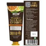 Buy WOW Skin Science Vitamin C Hand Cream And Nail Cream - Moisturizing & Non-Greasy - For All Skin Types - No Parabens, Silicones, Mineral Oil & Color - 50mL - Purplle