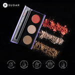 Buy SUGAR Cosmetics - Contour De Force - Face Palette with Lightweight Blush, Highlighter And Bronzer - 03 Fierce Feat - Long Lasting Contour Blush Palette - Purplle