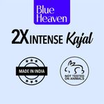 Buy Blue Heaven 2x Intense Kajal, Black Shock, 0.30g - Purplle