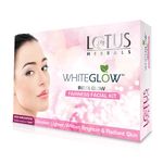 Buy Lotus Herbals Whiteglow Insta Glow 1 Facial Kit | For Radiant Glowing Skin | Natural Ingredients | 40g - Purplle