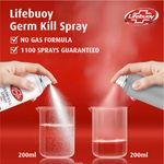 Buy Lifebuoy Antibacterial Germ Kill Spray (No Gas) – Safe On Skin, Safe On Surfaces, 200 ml - Purplle